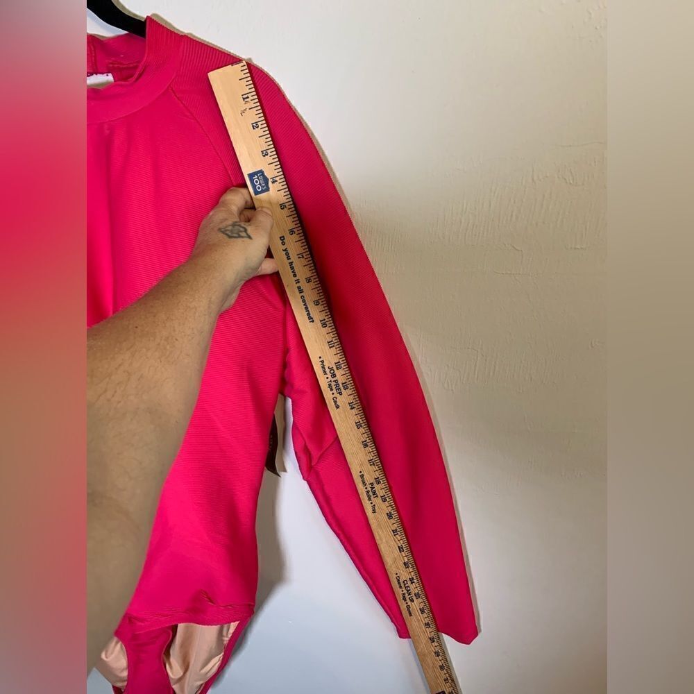NWT J. Crew Ribbed Hibiscus One Piece Swimsuit 🌺 size 24 - Picture 15 of 15